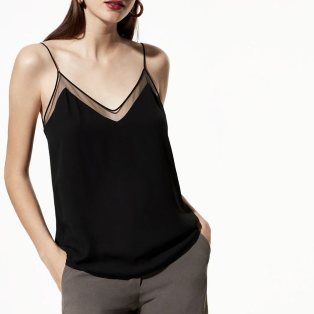 Babaton Black Camisole Tank Size XXS